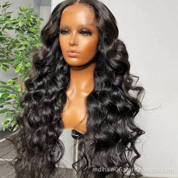 wholesale wigs 100% human hair vendors Unprocessed brazilian human hair wig hd lace wigs pre plucked bleached knots
